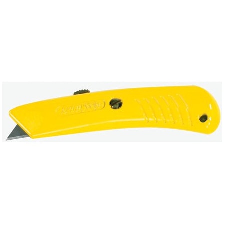 Bsc Preferred RSG-194 Safety Grip Utility Knife - Yellow, 10PK BUY04000452